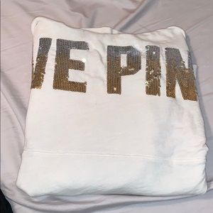 Victoria secret pink hoodie crew neck